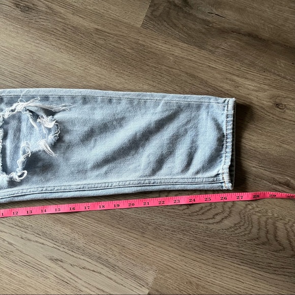 Abercrombie & Fitch Signature Collection Distressed Straight Leg Jeans Sz 25 - Picture 7 of 10